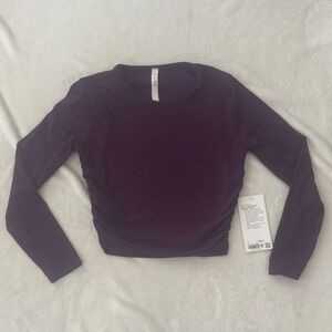 lululemon athletica All It Takes Long Sleeve - Size 8, Dramatic Magenta